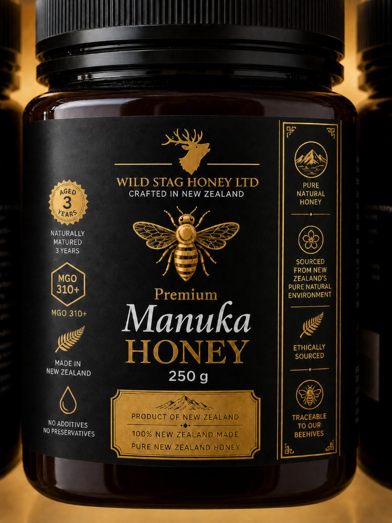 Wild Stag Honey Ltd Premium Manuka Honey MGO 310+ — 250g